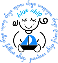 blue shipのロゴ